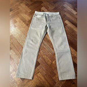 UNBRANDED BRAND 12.5 oz‎ Selvedge Cotton Jeans UB107 Skinny Tan Pants Skinny 29